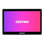 Monitor CUSTOM com tela colorida e design moderno.