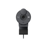 Câmera Logitech StreamCam, design compacto com lente ajustável.