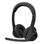 Fones de ouvido Logitech H390 com microfone, design confortável e sem fio.