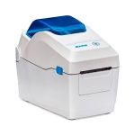 Impressora térmica de recibos, marca Epson, design compacto e moderno.