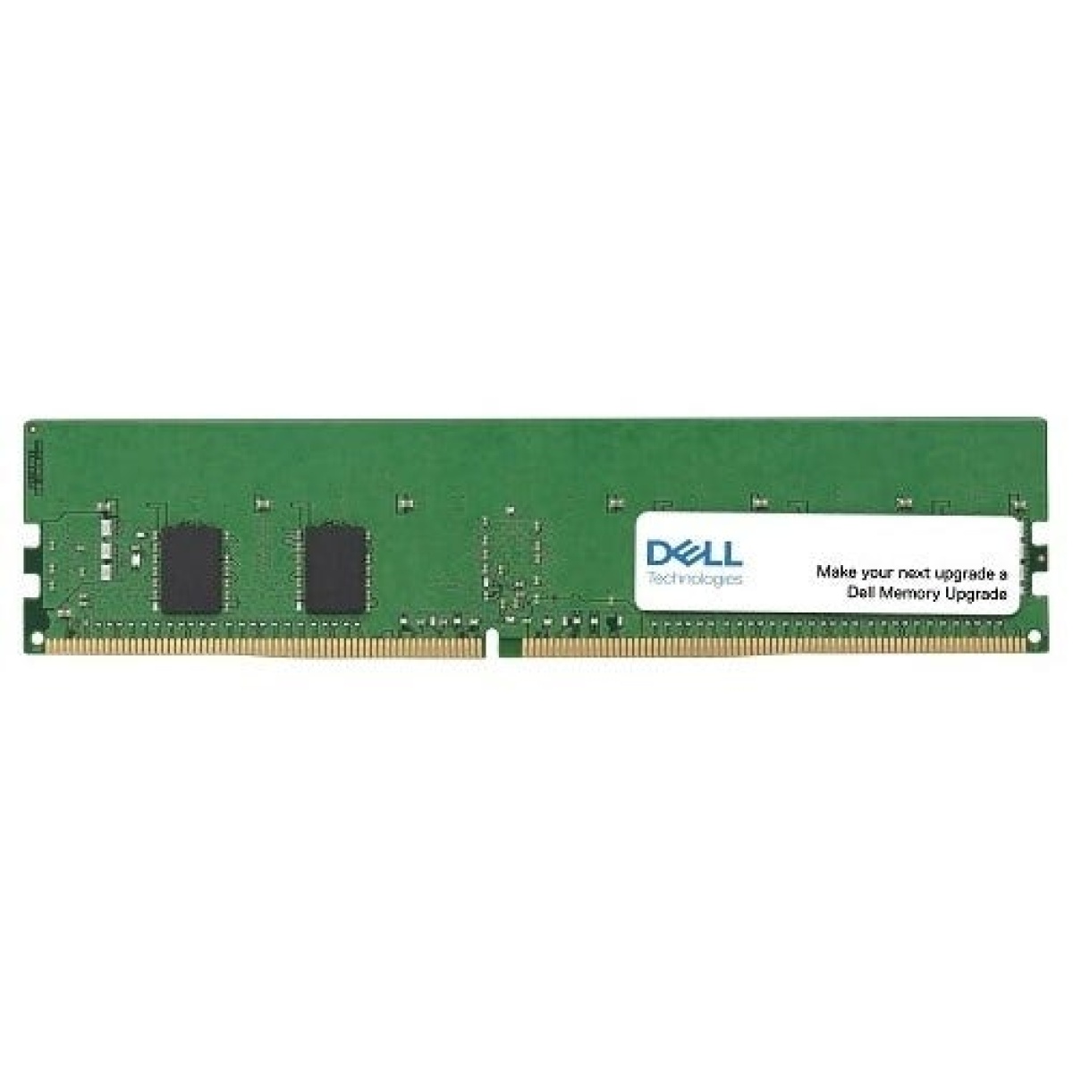 Memória RAM Dell, 8GB, tipo DDR4, com chips visíveis.
