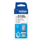 Tinta para impressora Brother BT-D100C, cor ciano, embalagem prática.