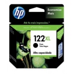 Cartucho de tinta HP 122XL, preto, alta capacidade.