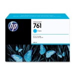 Cartucho de tinta HP 761, cor ciano, ideal para impressões de alta qualidade.