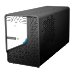 Gabinete de computador SMWS, design moderno e ventilação otimizada.