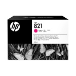 Cartucho de tinta HP 821 magenta para impressoras.