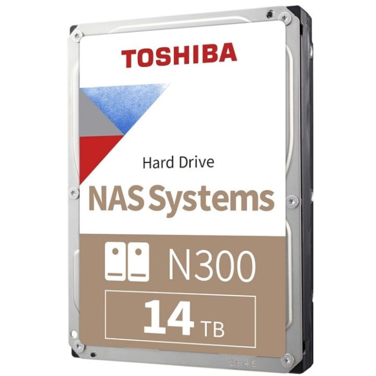 Disco rígido Toshiba N300 de 14 TB para sistemas NAS.