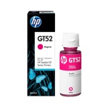 Tinta HP GT52 magenta para impressoras, embalagem com 70ml.