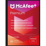 Pacote do McAfee+ Premium, software de segurança para proteção online.