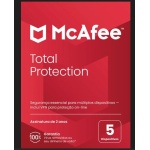 Antivírus McAfee Total Protection - proteção para 5 dispositivos.