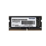 Memória RAM Patriot, modelo PSDXXXXXXX, com etiqueta de identificação.
