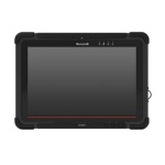 Tablet robusto da marca Rockwell, ideal para ambientes industriais.