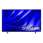 TV Samsung Crystal UHD com design elegante e cores vibrantes.