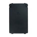 Caixa de transporte preta para equipamentos, resistente e prática.