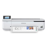 Impressora Epson EcoTank, modelo ET-2720, com painel de controle e impressão em papel.