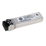 Transceptor HP SFP, tipo de rede, com conector compacto.