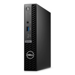 Desktop Dell compacto com design elegante e portas USB.