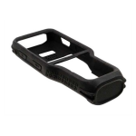 Capinha protetora preta para smartphone, design resistente e funcional.