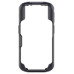 Capinha de proteção para smartphone, modelo slim, cor preta.