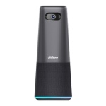 Caixa de som inteligente JBL com design moderno e controle de voz.