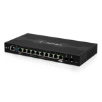 Switch TP-Link, modelo TL-SG108E, com 8 portas Ethernet.
