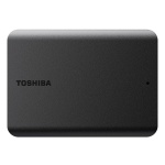 SSD Toshiba Canvio, portátil, cor preta, design compacto.