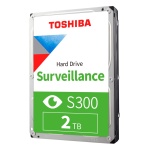 Disco rígido Toshiba S300 de 2 TB para vigilância.