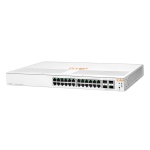 Switch de rede Aruba, modelo 2530, com múltiplas portas Ethernet.