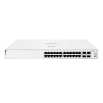 Switch de rede TP-Link, 24 portas, design compacto e moderno.