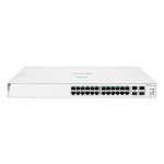 Switch de rede TP-Link, 24 portas, design compacto e moderno.