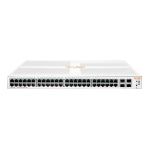 Switch de rede Cisco Catalyst 9300, 48 portas Ethernet e design compacto.