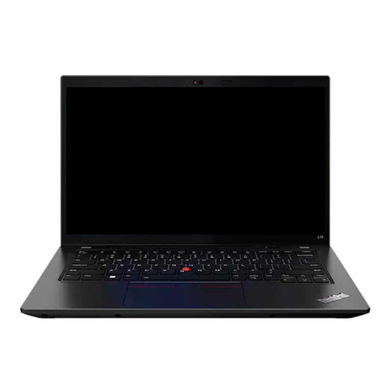 Notebook Lenovo ThinkPad com tela preta e teclado retroiluminado.