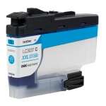 Cartucho de tinta Brother LC-3617C, cor ciano, alta capacidade.
