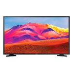 TV LED LG com imagem vibrante de montanhas coloridas.