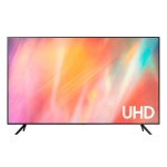 TV UHD com design moderno e cores vibrantes.