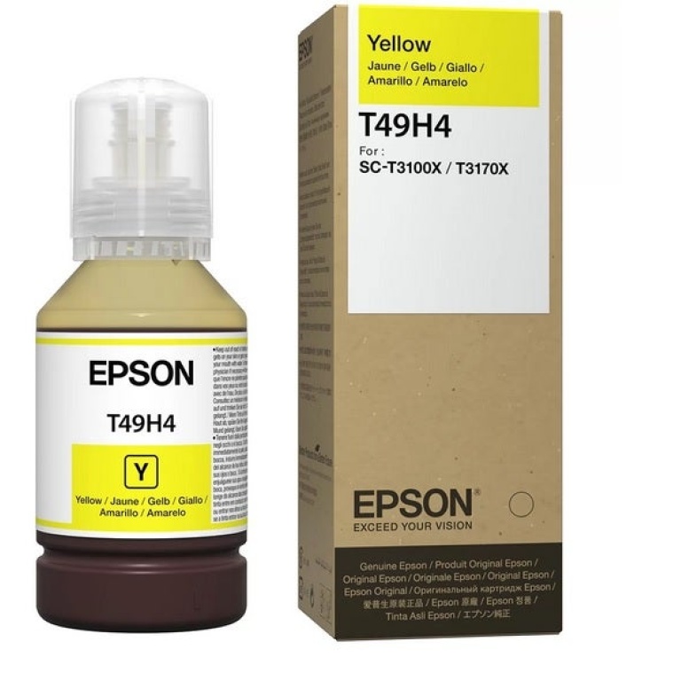 Tinta amarela Epson T4944 para impressoras EcoTank.