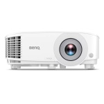 Projetor BenQ, modelo de alta definição, com lente destacada em branco.