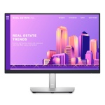 Monitor Dell com design moderno exibindo tendências do mercado imobiliário.