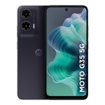 Moto G35 5G, smartphone da Motorola, com design moderno e câmeras duplas.