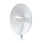 Antena direcional Ubiquiti, modelo LiteBeam, para transmissão de sinal.