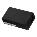 Fonte de alimentação 12V, compacta, ideal para dispositivos eletrônicos.