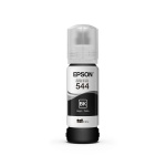 Tinta Epson 544 para impressão em preto, ideal para impressoras.