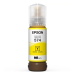 Tinta amarela Epson 574 para impressoras, frasco de 70ml.