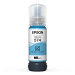 Tinta Epson 574 para impressoras, cor ciano, embalagem de 70ml.