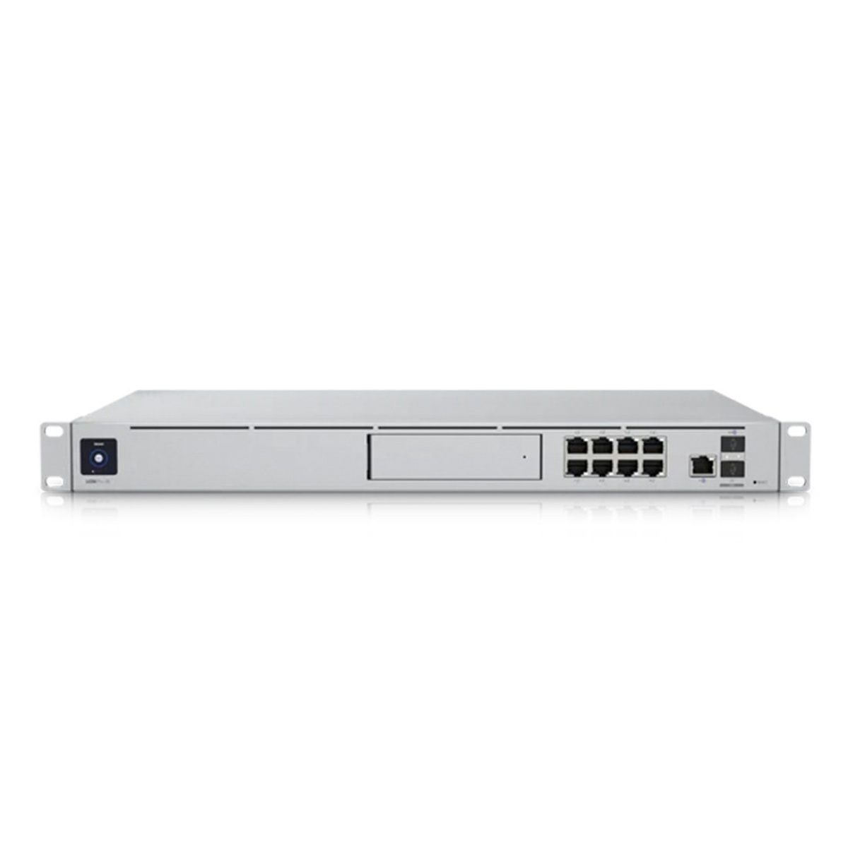 Roteador de rede TP-Link, modelo TL-R480T+, com 8 portas Ethernet.