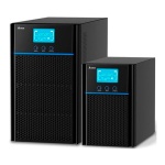 Sistemas de no-breaks da marca Ativa, com display digital e design compacto.