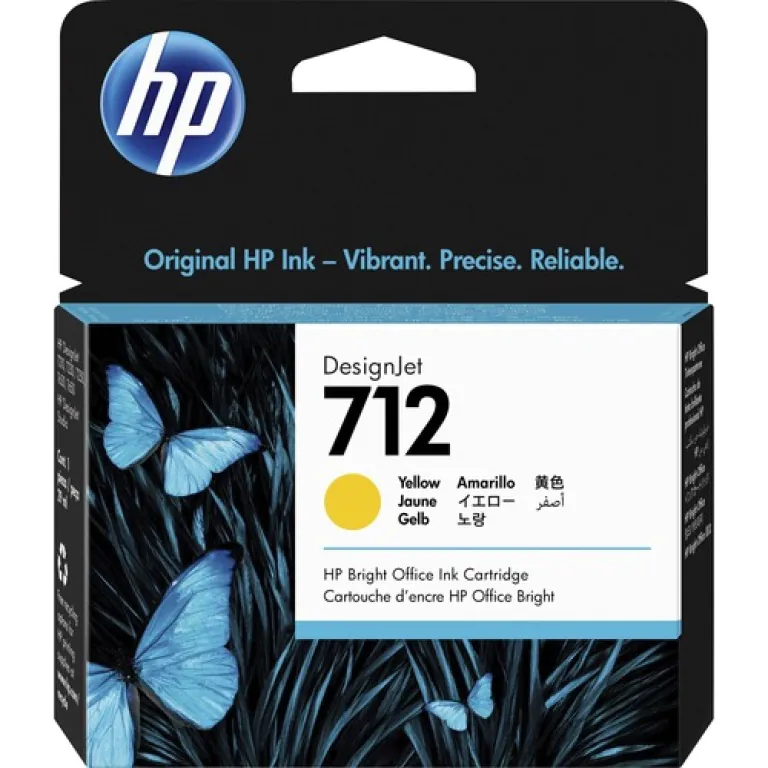 3ed69a HP Cartucho de tinta 712 29 ml amarelo DesignJet