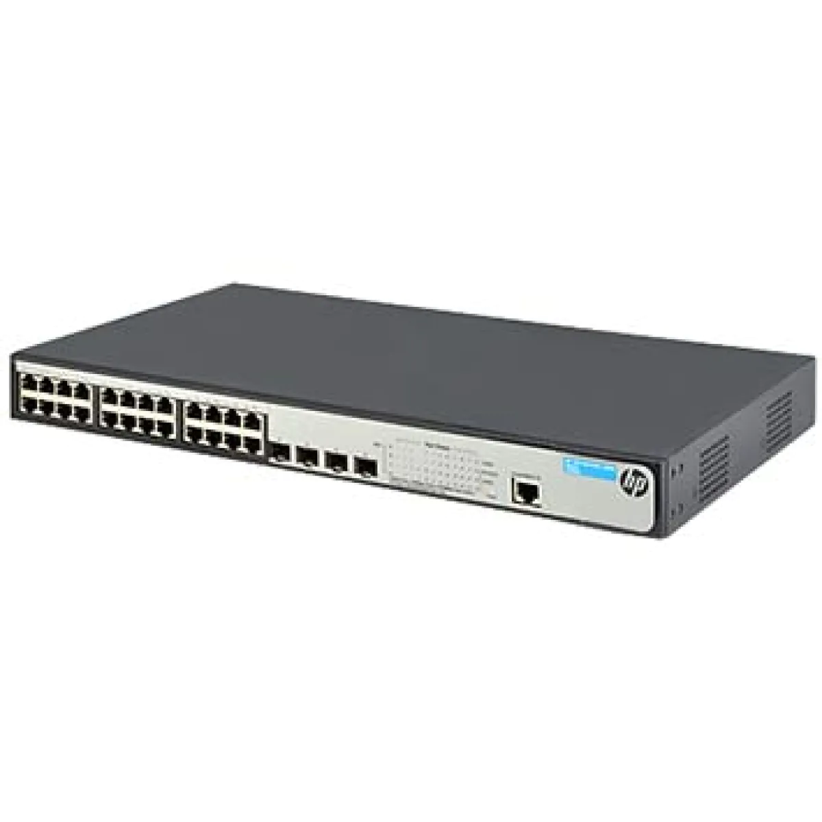 Switch HP 1920-24G 24 portas 10/100/1000 Giga PoE+ 180W 4 SFP 1000 Potência de POE:180W PoE, JG925A, segmentação de rede, QOS, suporte a Jumbo Frame, Spanning Tree: STP, RSTP, SNMP v1, v2 ,Alta Performance, Baixa Latência, Interface de gerenciamento WEB-0