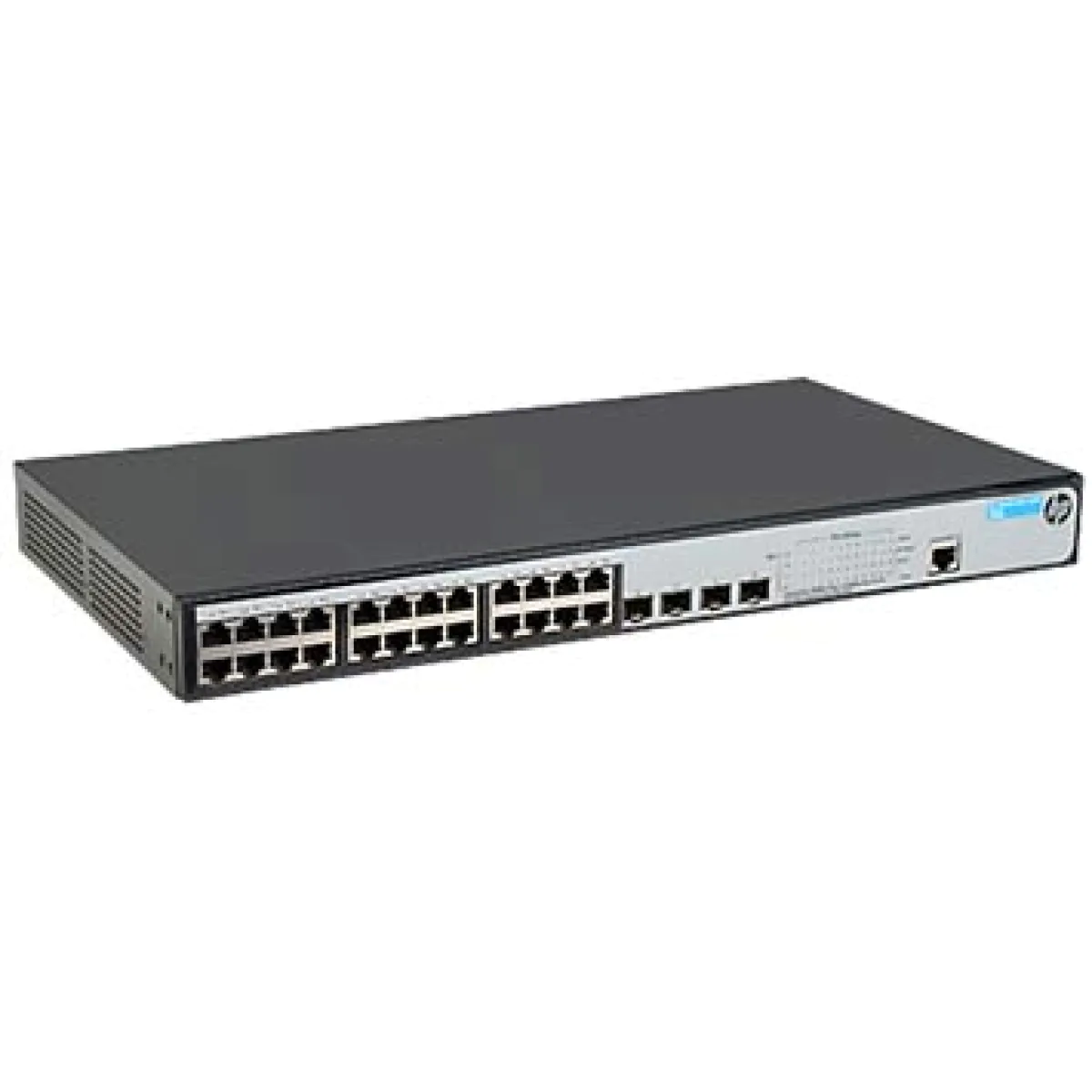 Switch HP 1920-24G 24 portas 10/100/1000 Giga PoE+ 180W 4 SFP 1000 Potência de POE:180W PoE, JG925A, segmentação de rede, QOS, suporte a Jumbo Frame, Spanning Tree: STP, RSTP, SNMP v1, v2 ,Alta Performance, Baixa Latência, Interface de gerenciamento WEB-556