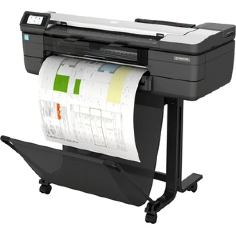 Impressora plotter HP T830 F9A28D designjet multifuncional 24 polegadas-0
